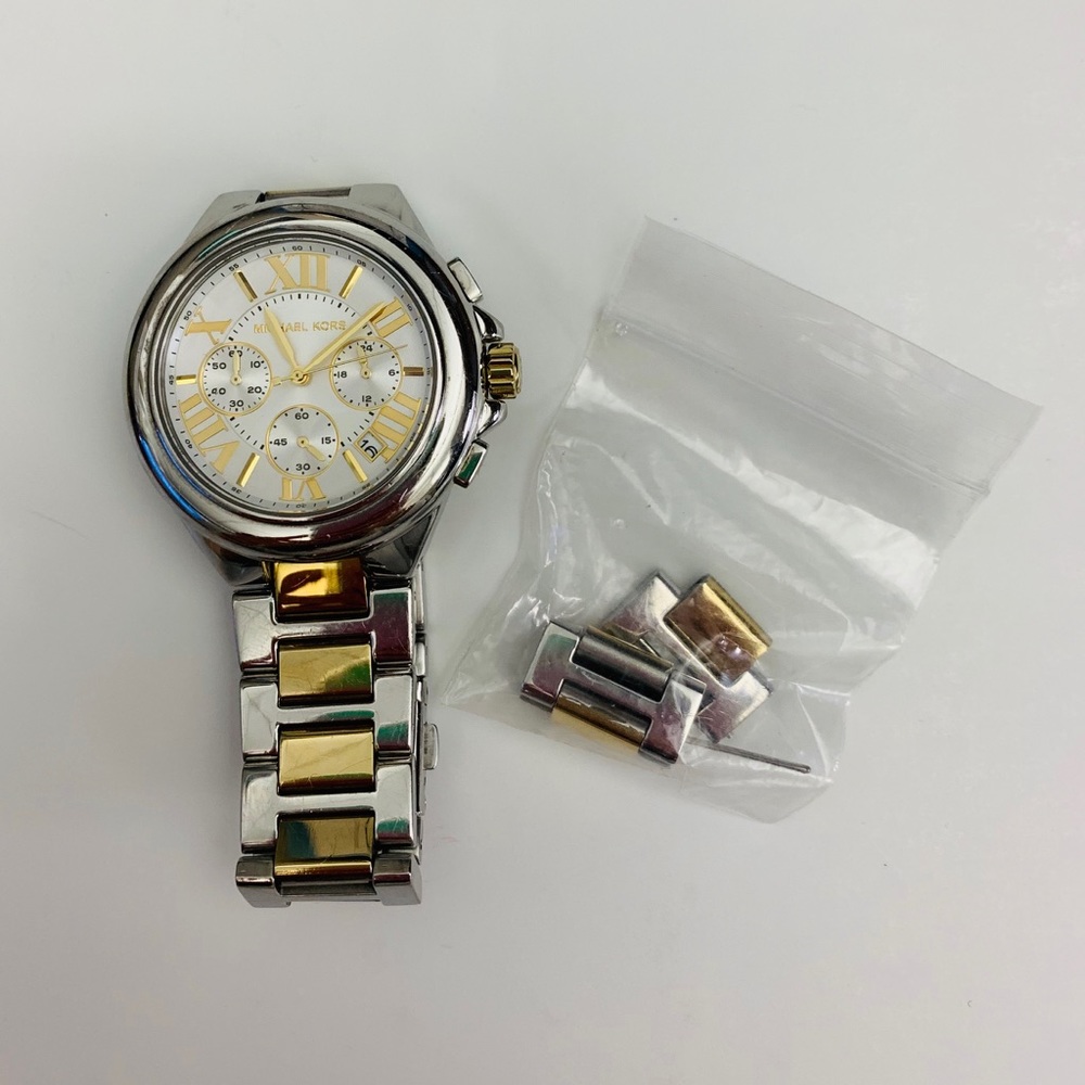 Michael Kors Woman’s MK5653 Camille Two Tone Watch